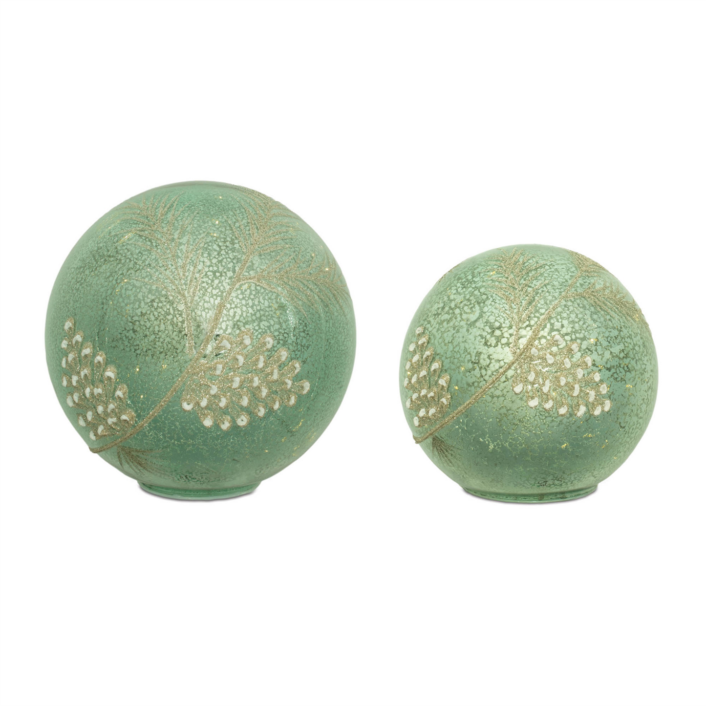 LED Pinecone Globe (Set of 2)