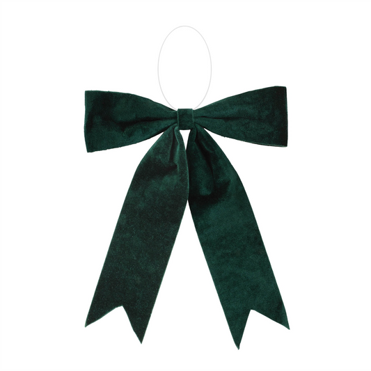 Emerald Green Holiday Bow (Set of 2) -Ship Only