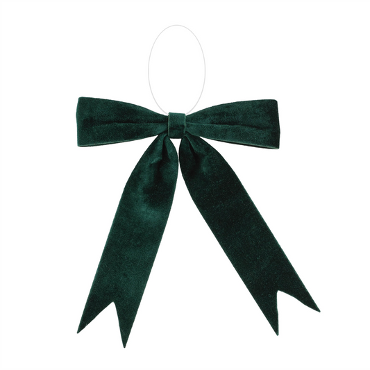 Emerald Green Holiday Bow (Set of 2) -Ship Only