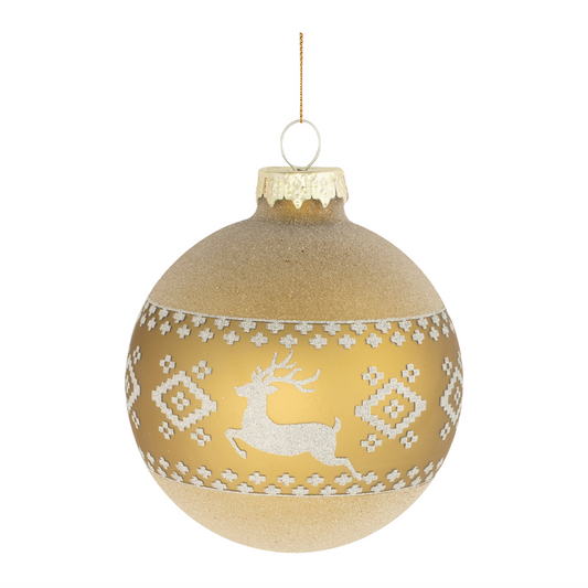 Festive Ball Ornament (Set of 12)