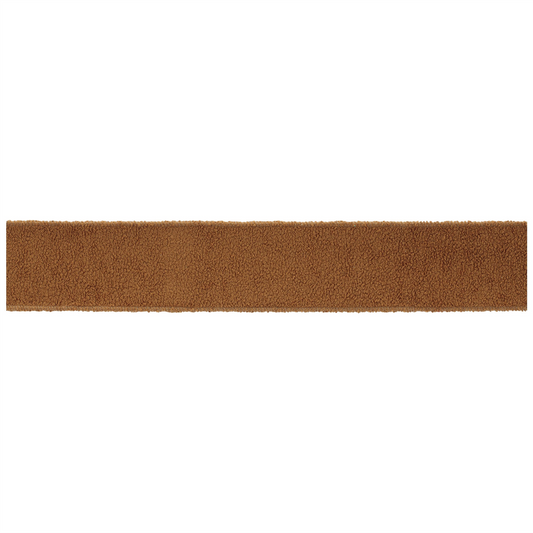 Fuzzy Brown Wired Ribbon (Set of 2) -Ship Only