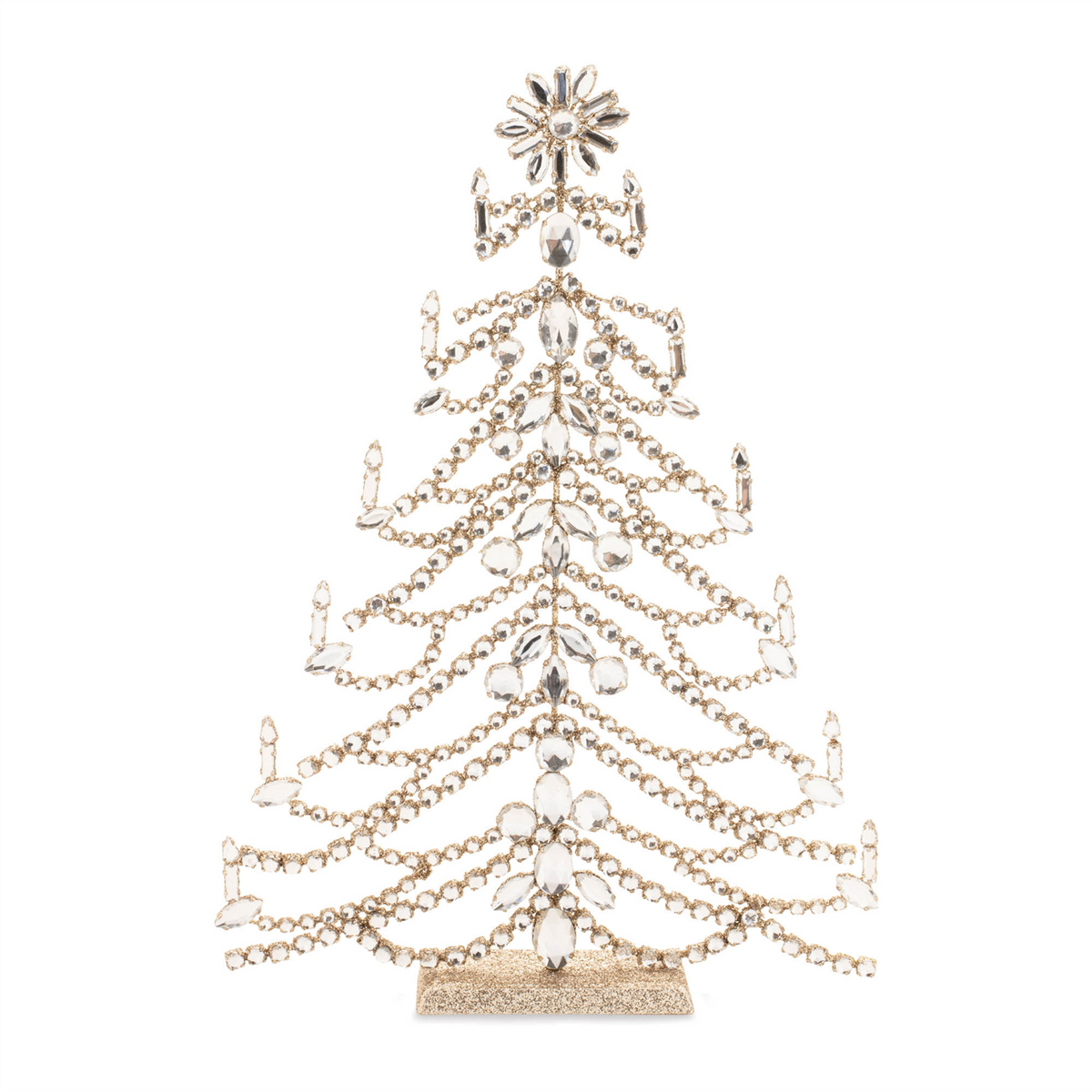 Jewel Christmas Tabletop Tree 17"H