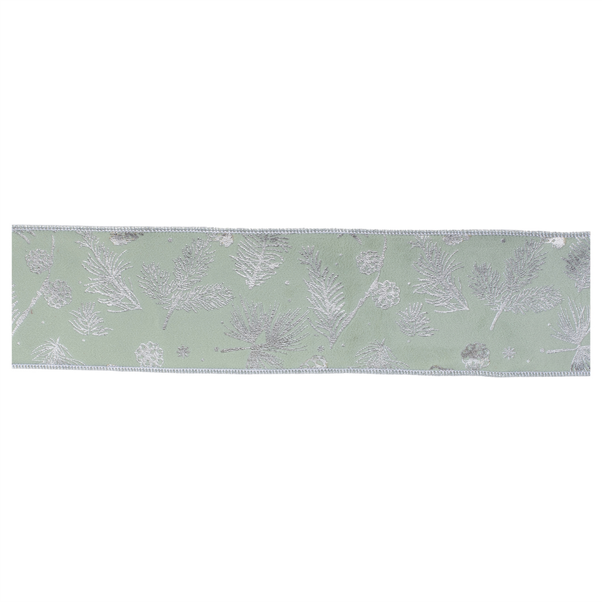 Stylish Silver Ribbon 4" x 5 Yds.