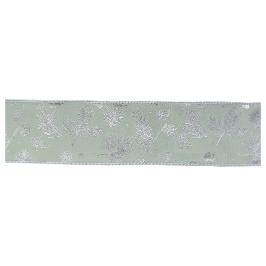 Stylish Silver Ribbon 4" x 5 Yds.