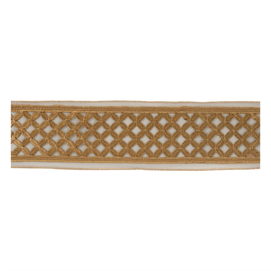 4" x 5 Yds. Wired Polyester -Ship Only