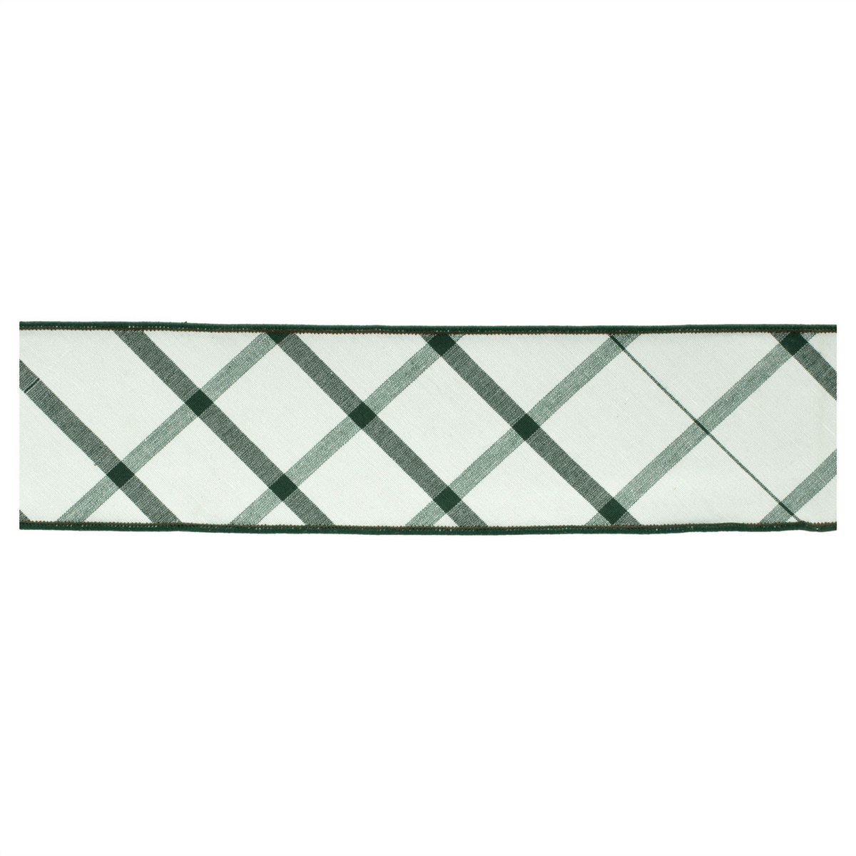 Plaid Wired Ribbon 4" x 5 Yds