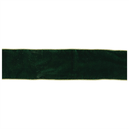 Green Wired Ribbon 4" x 10 Yds.