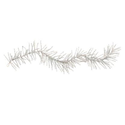 Tinsel Pine Garland 5'L