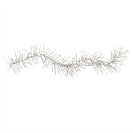 Tinsel Pine Garland 5'L