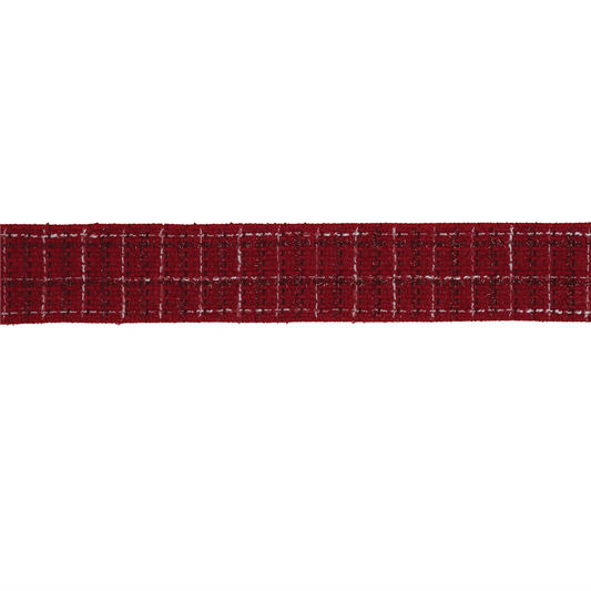 Tattersall Plaid Wired Ribbon 2.5" x 5 Yds. -Ship Only