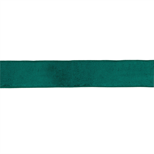 Teal Blue Wired Ribbon 2.5" x 10 Yds. -Ship Only