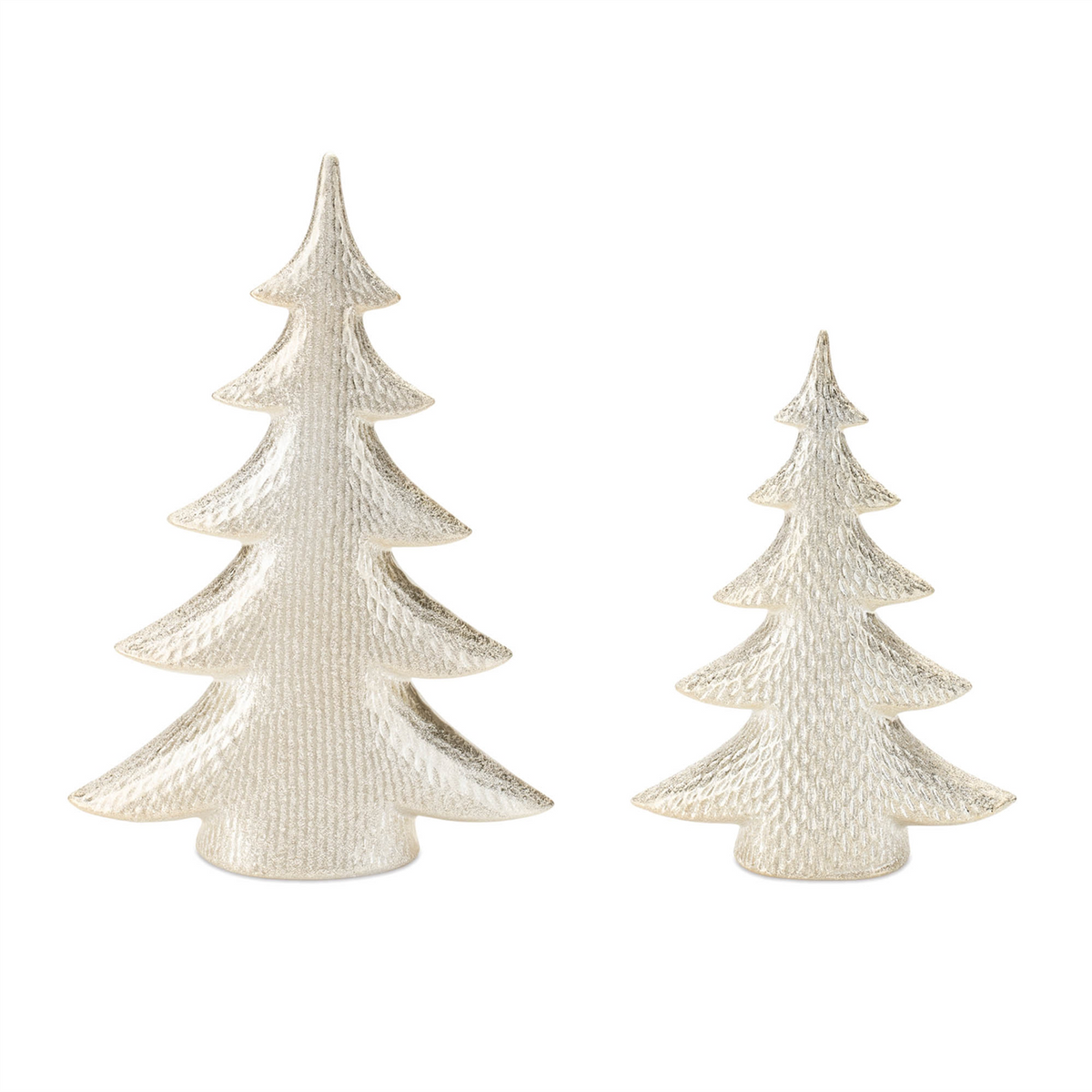 Tree (Set of 2) 10"H, 13.5"H Porcelain -Ship Only