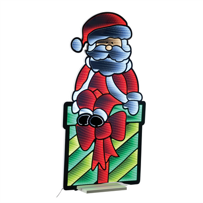 Santa on Package Ekkolight 47"H