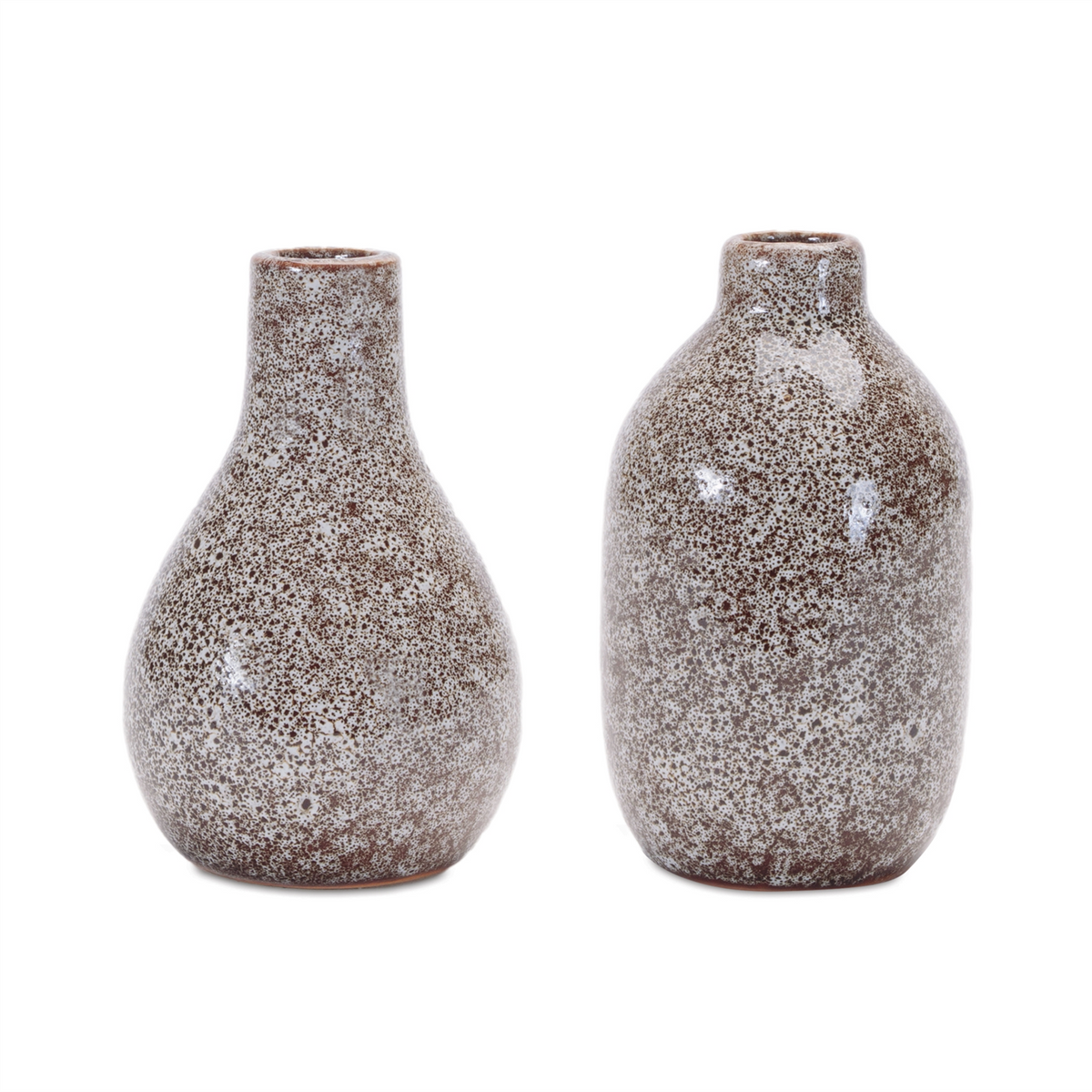 Vase (Set of 4) 4.5"H, 4.75"H Ceramic -Ship Only