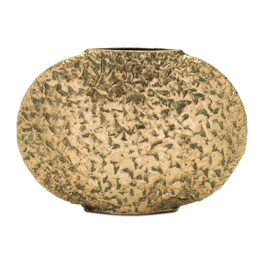 Vase (Set of 2) 14.5"L x 10.75"H Metal -Ship Only