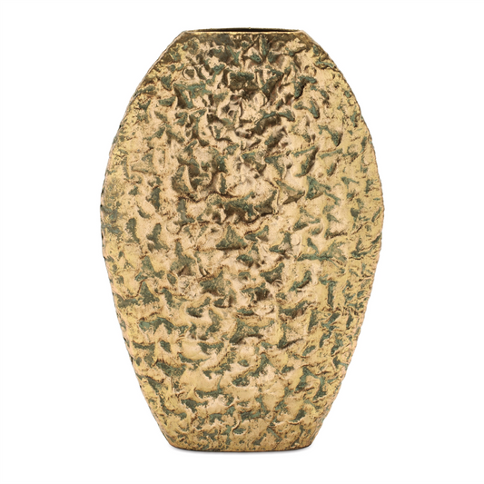 Vase (Set of 2) 14.25”H Metal -Ship Only