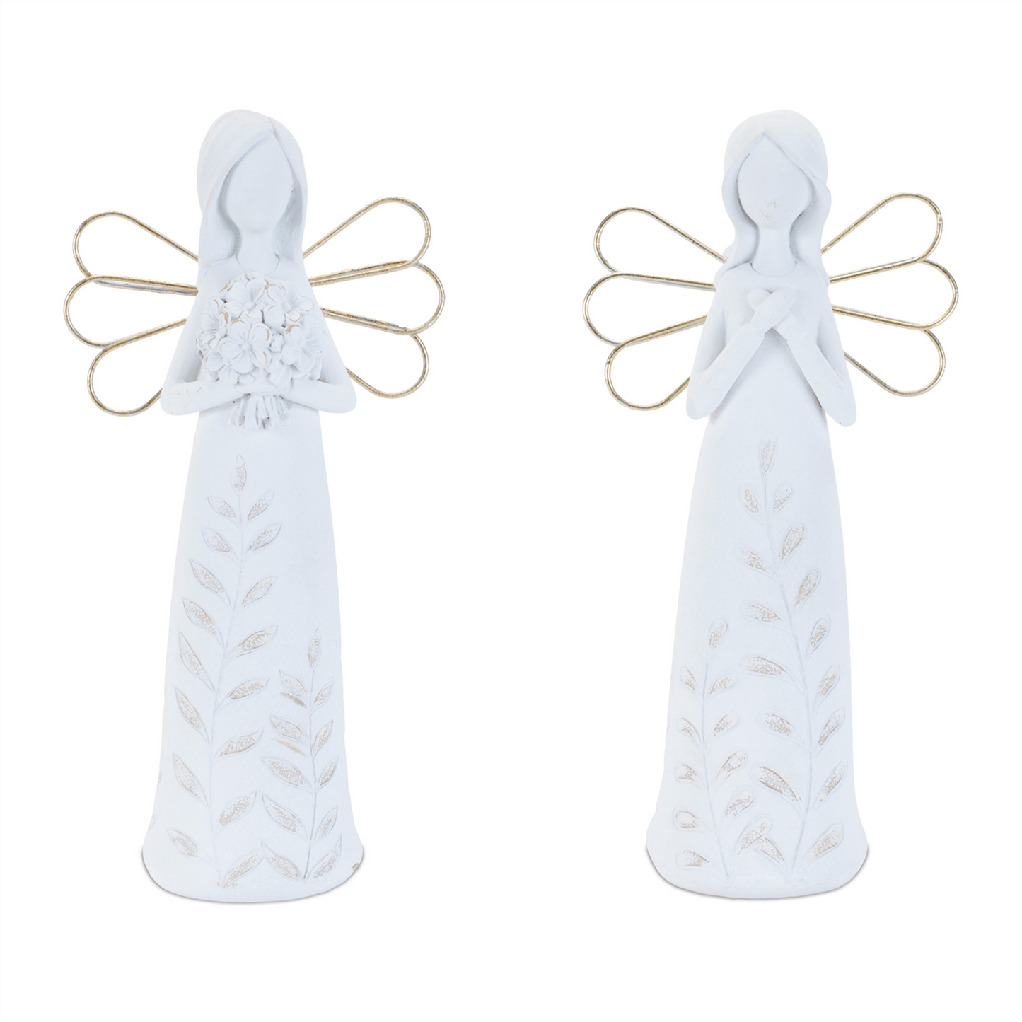 Etched Angel Figurine (Set of 4)
