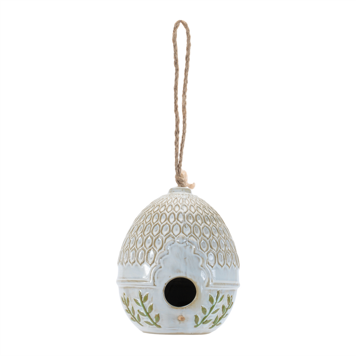 Birdhouse (Set of 2) 7”H Porcelain -Ship Only