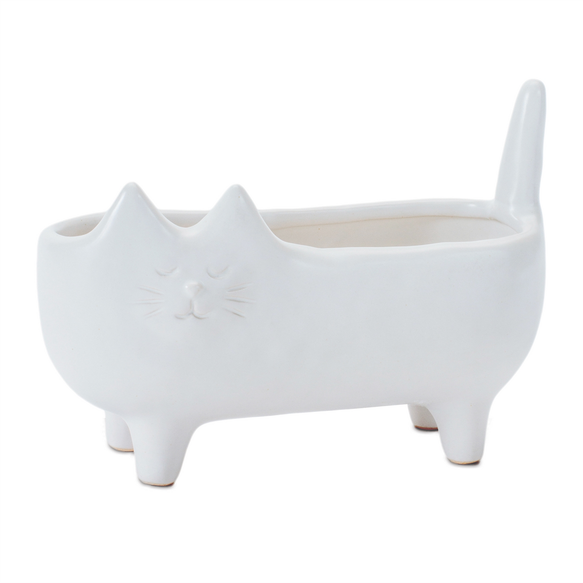 Ceramic Cat Planter (Set of 2) -Ship Only