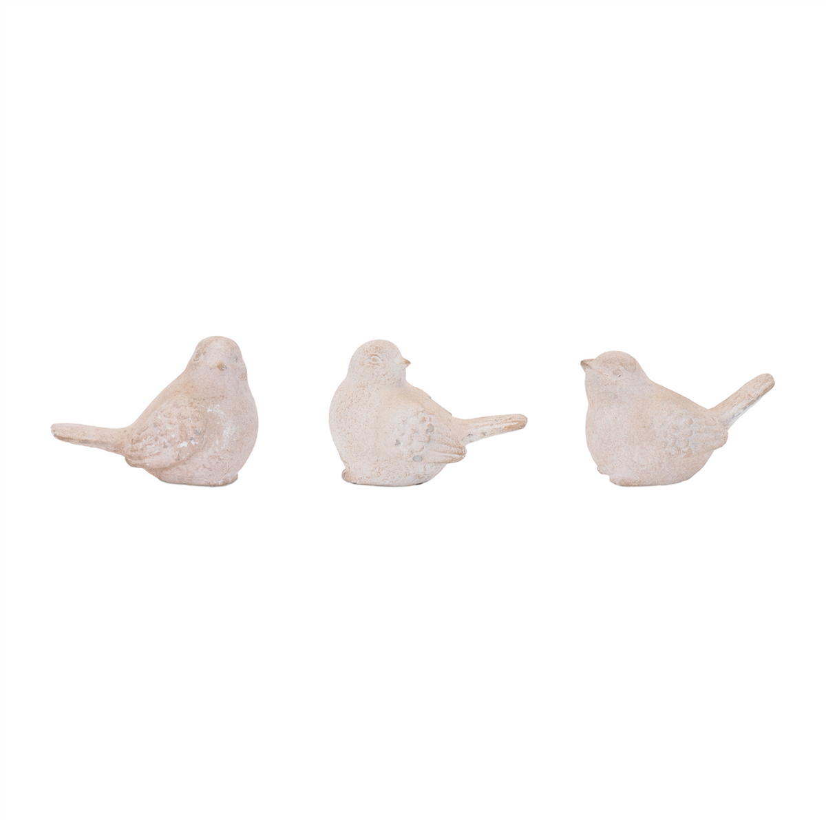 Bird (Set of 6) 4”H Resin -Ship Only
