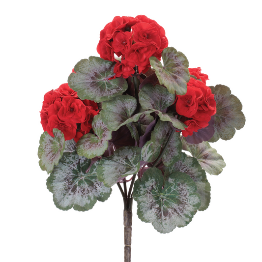 Geranium Floral Bush (Set of 2) -Ship Only
