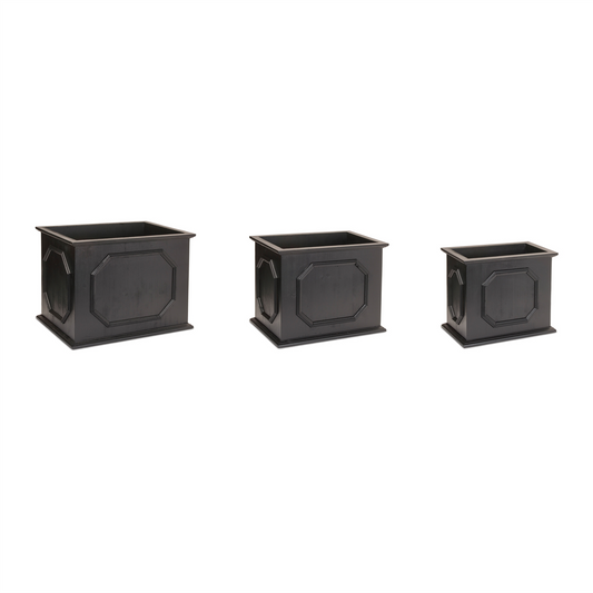 Wooden Box Planter (Set of 3) -Ship Only