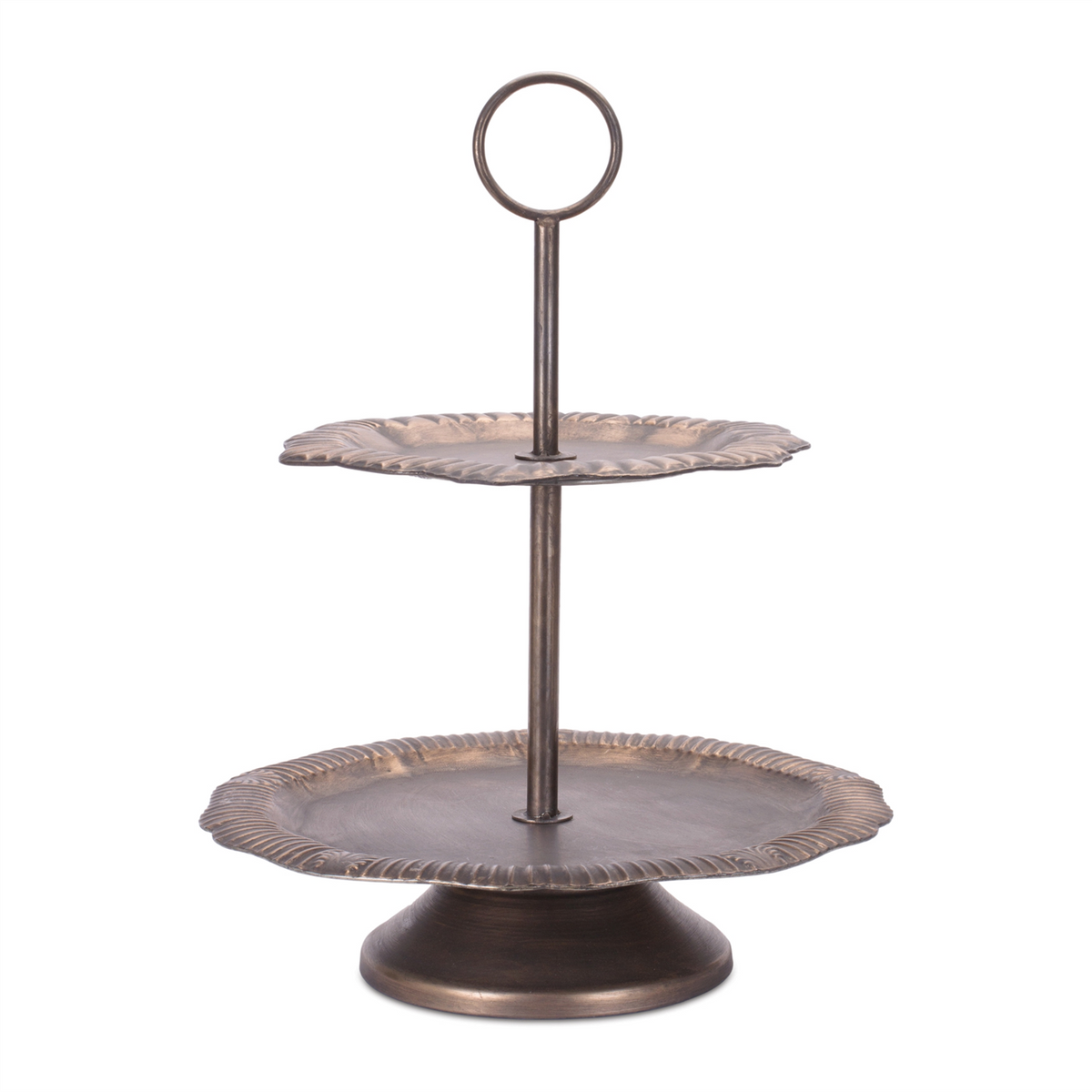 Double Tray 23”H Metal -Ship Only