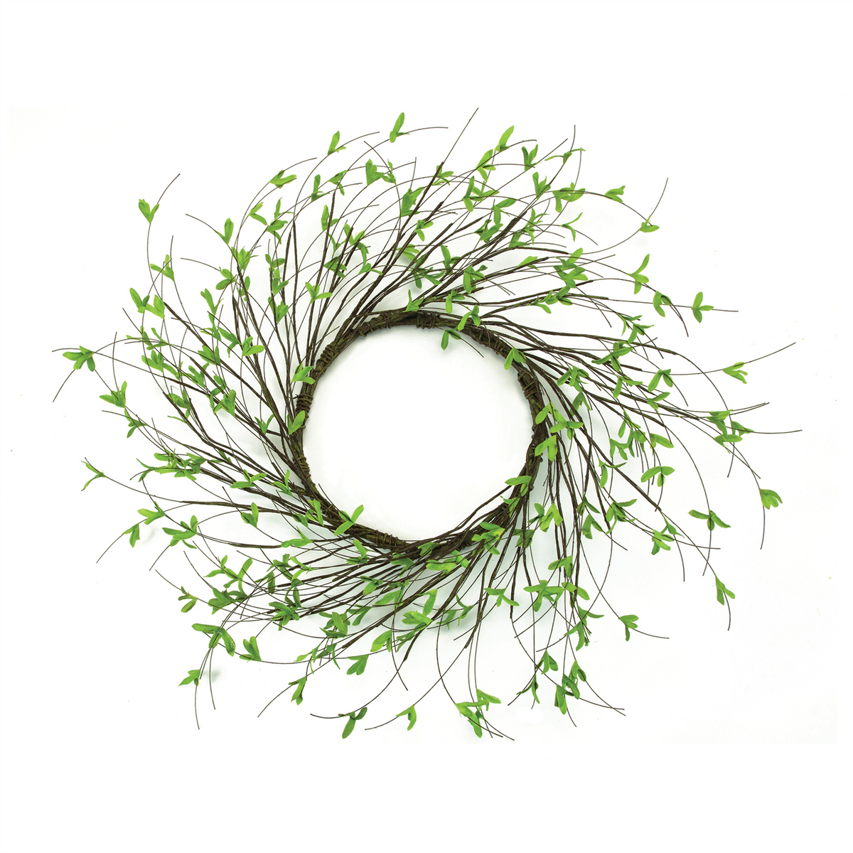 Mini Leaf Twig Wreath 22"D -Ship Only