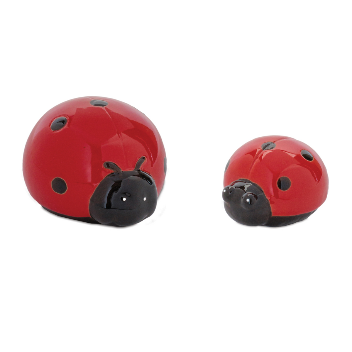 Lady Bug (Set of 24) 1.25"H, 1.75"H Stoneware -Ship Only