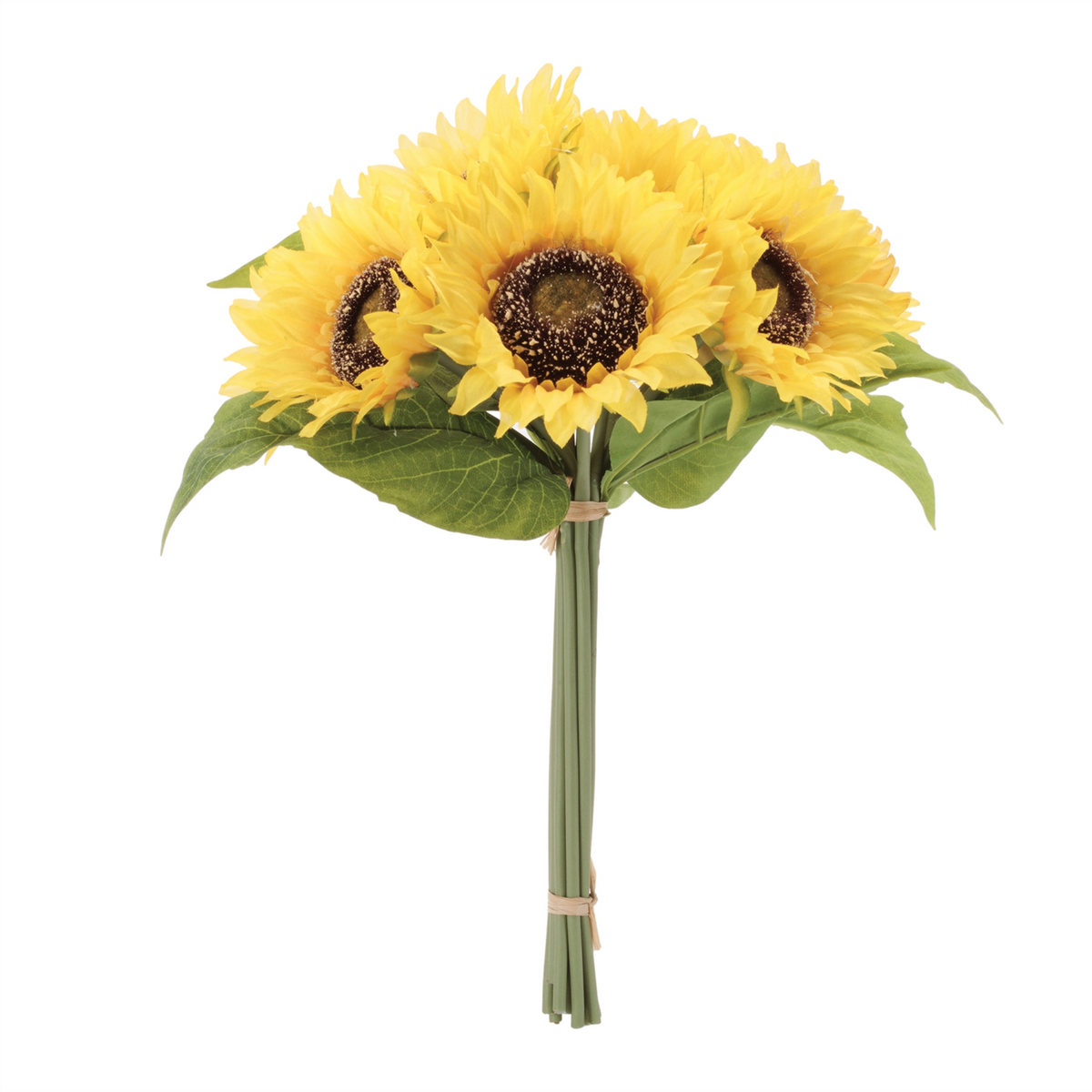 Sunflower Bundle (Set of 2) 13.25”H Plastic/Polyester -Ship Only