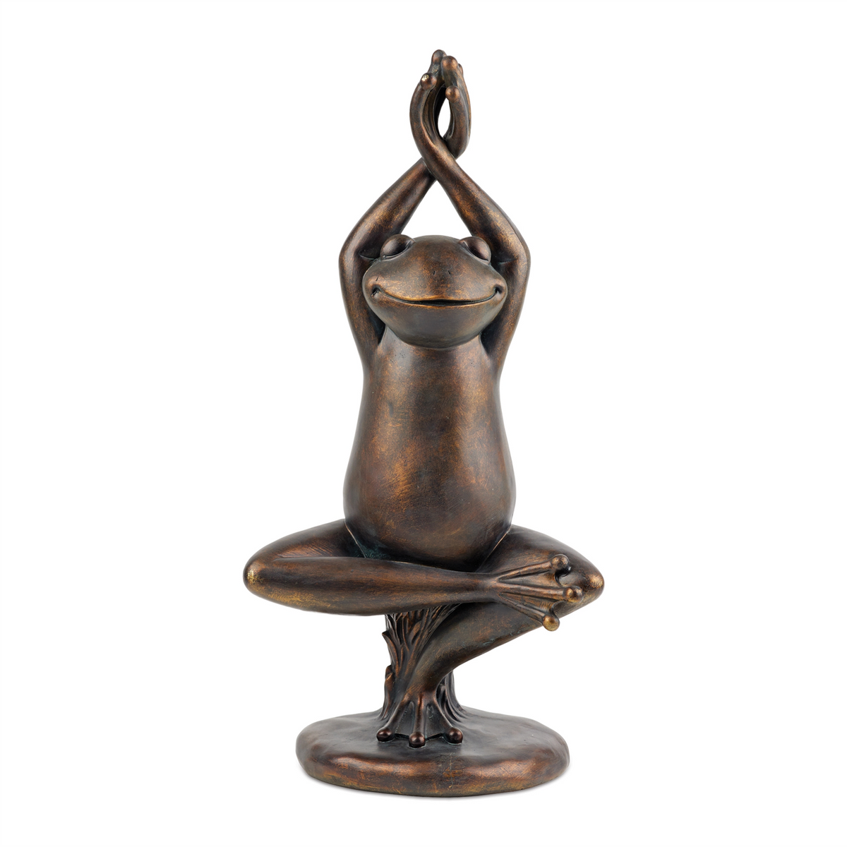 Yoga Frog Garden Statue 25"G -Ship Only