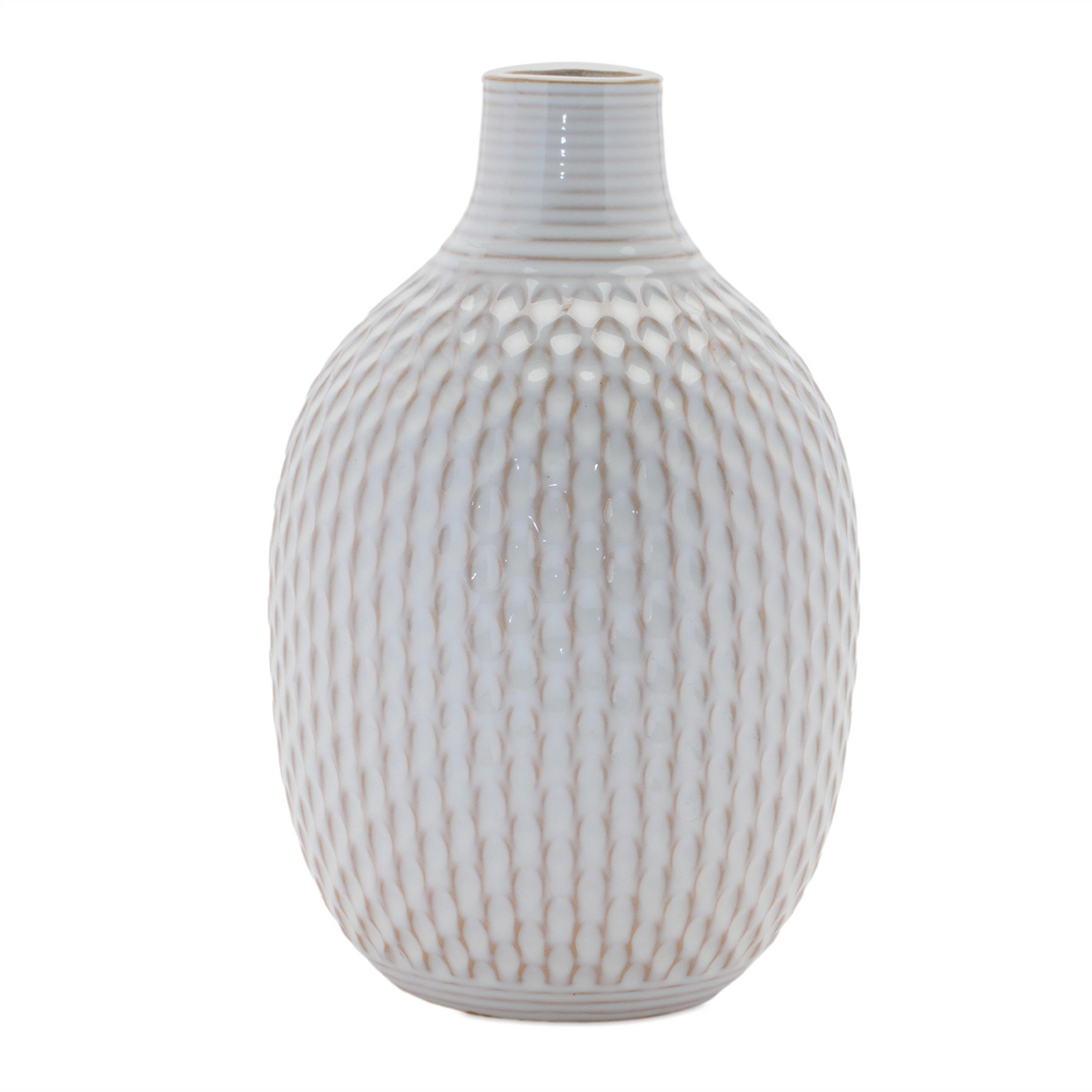 Vase (Set of 4) 9”H Ceramic -Ship Only