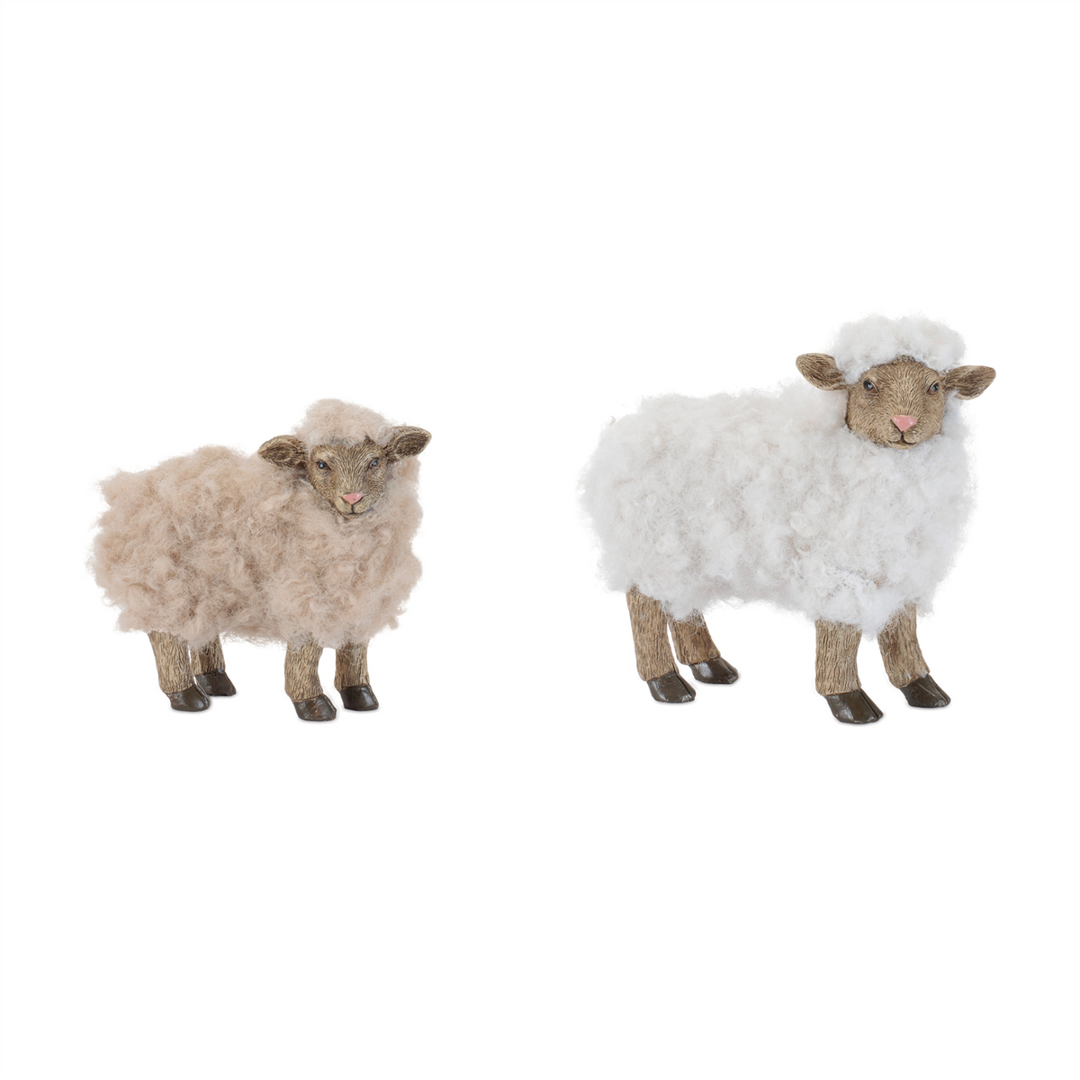 Furry Sheep Figurine (Set of 6) -Ship Only