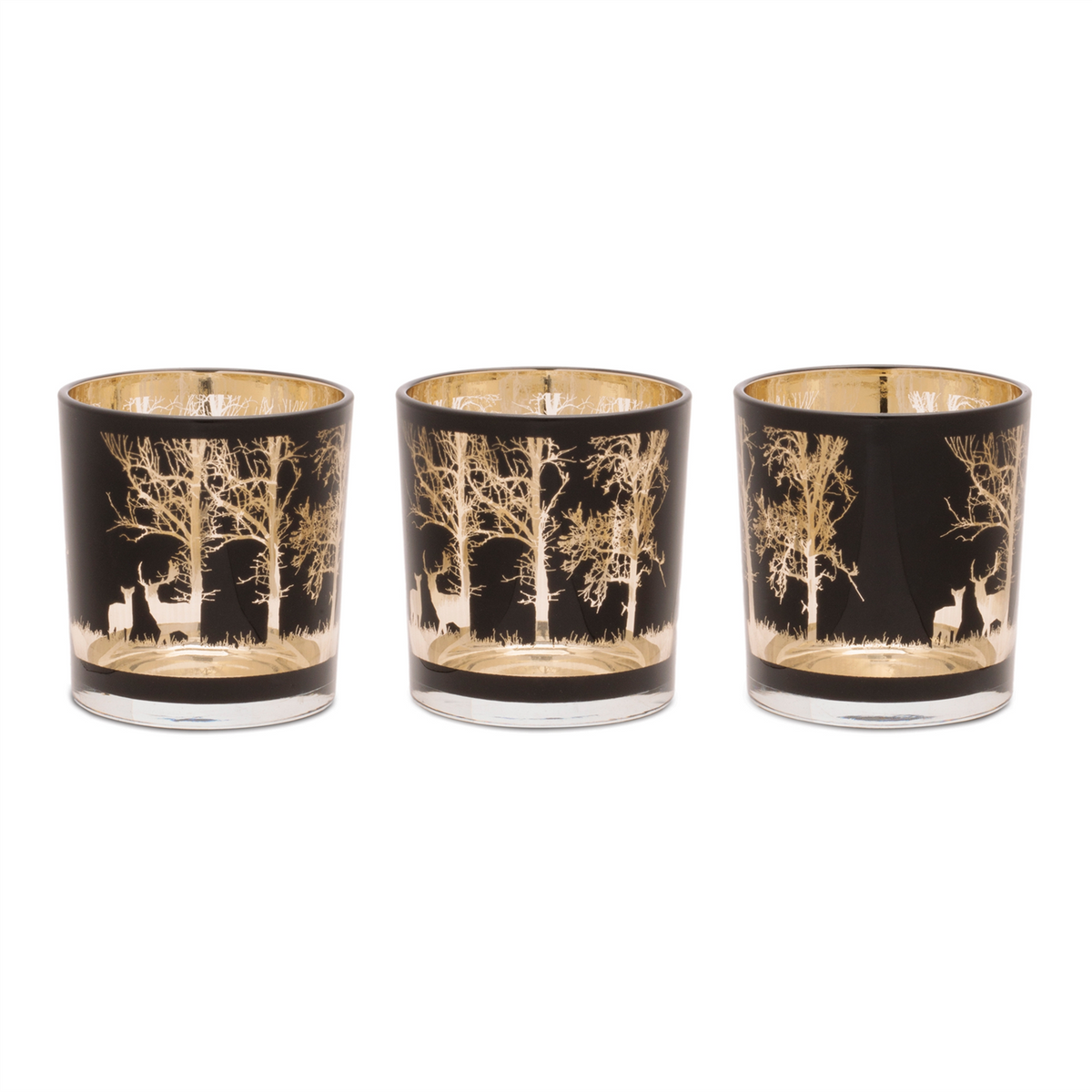 Mossy Oak Deer Votive (Set of 3)