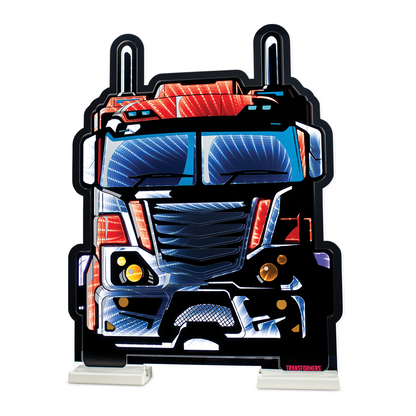Transformers Optimus Prime Vehicle Mode Ekkolight 23"H