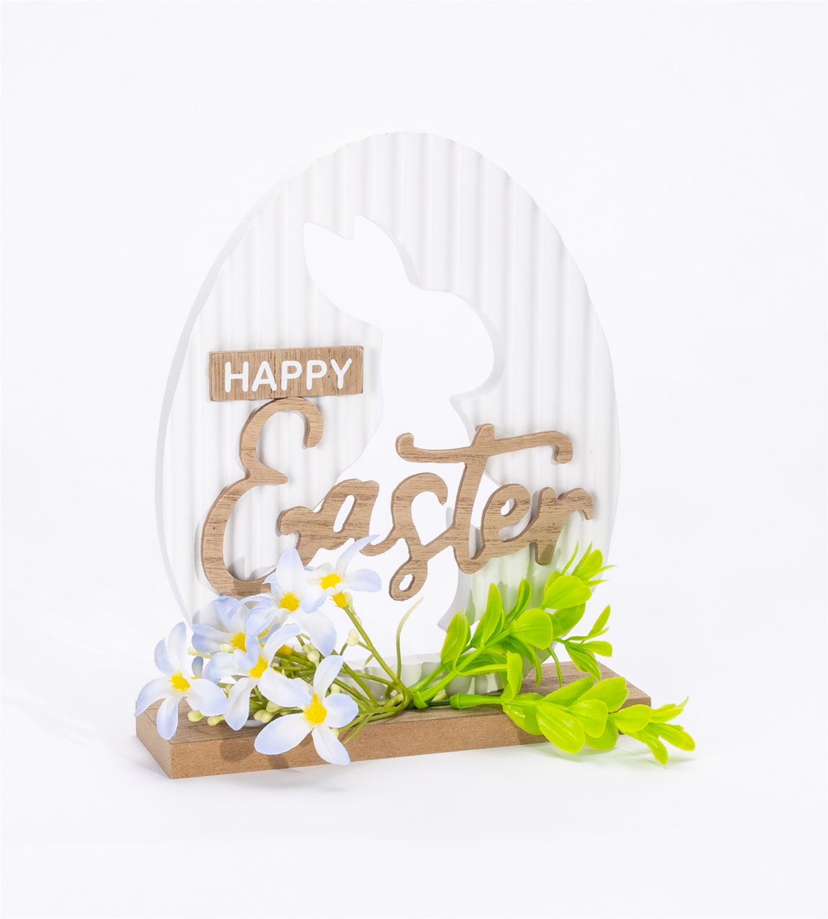 Happy Easter Rabbit Tabletop Sign