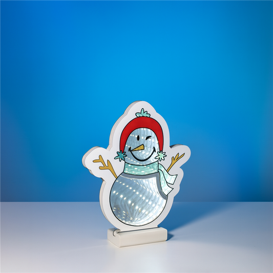 SmileyWorld® Snowman Ekkolight 8.75"H -Ship Only