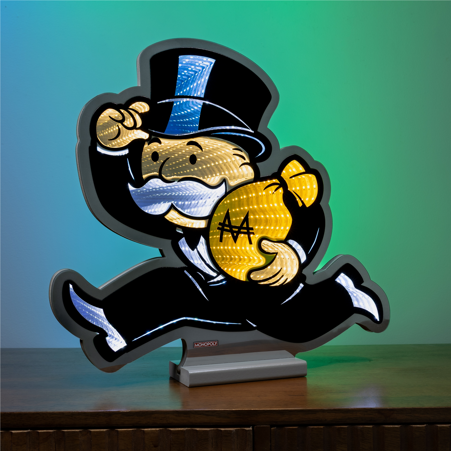 Monopoly Man w/Cash Bag Ekkolight 16"H