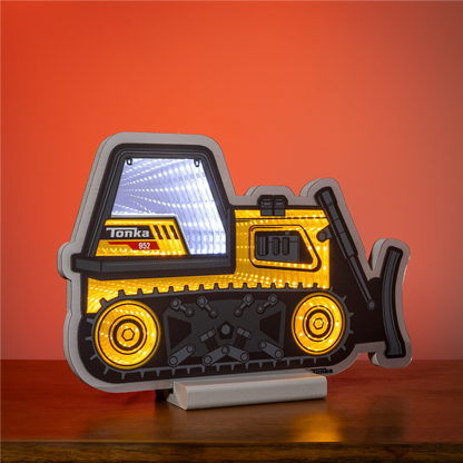 Tonka Bulldozer Ekkolight 8"H