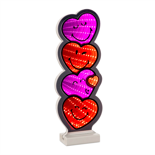 SmileyWorld® Heart Stack Ekkolight 12"H -Ship Only