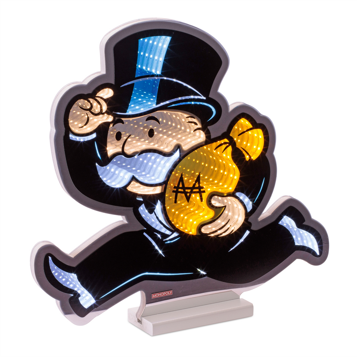 Monopoly Man w/Cash Bag Ekkolight 16"H