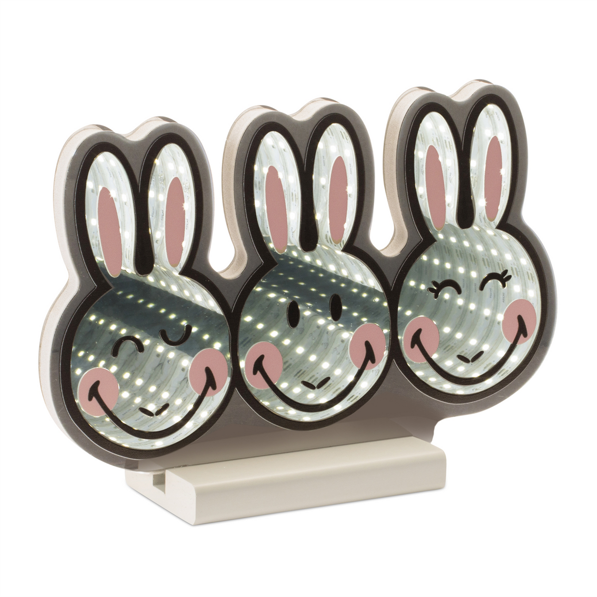 SmileyWorld® Triple Bunny Ekkolight 6.75"H -Ship Only