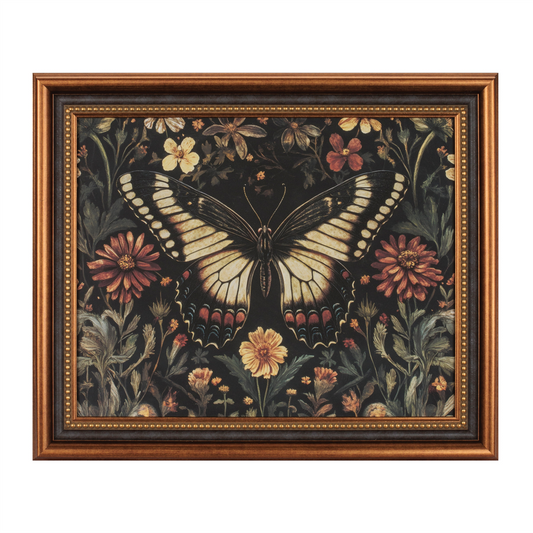 Framed Butterfly Print (Set of 2) 24"L x 20"H Canvas -Ship Only