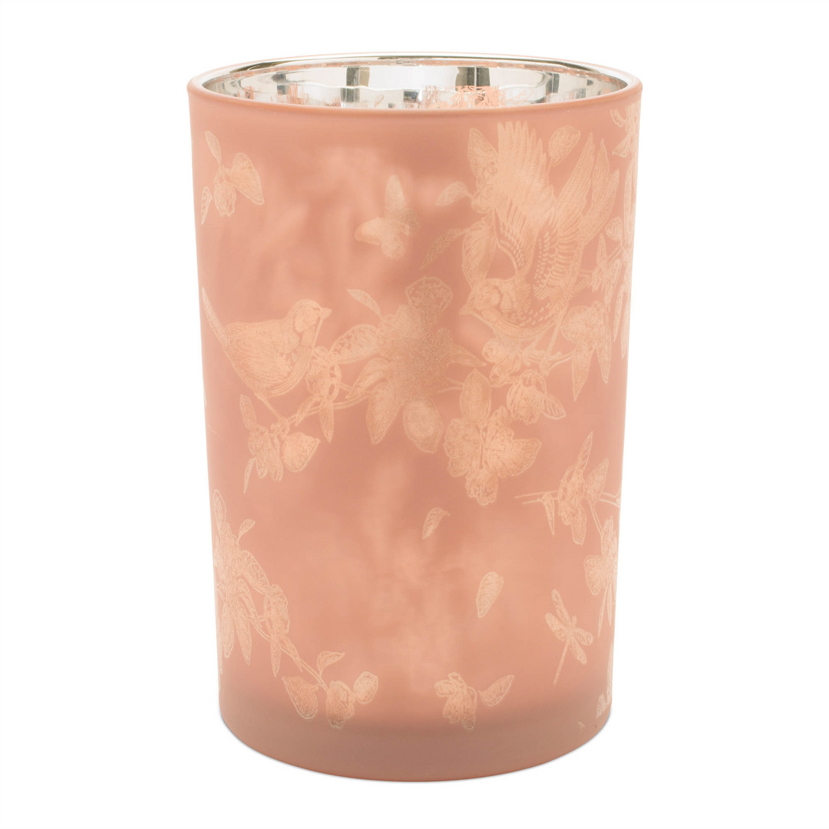 Candle Holder (Set of 2) 4"D x 5"H, 4.5"D x 7"H Glass -Ship Only