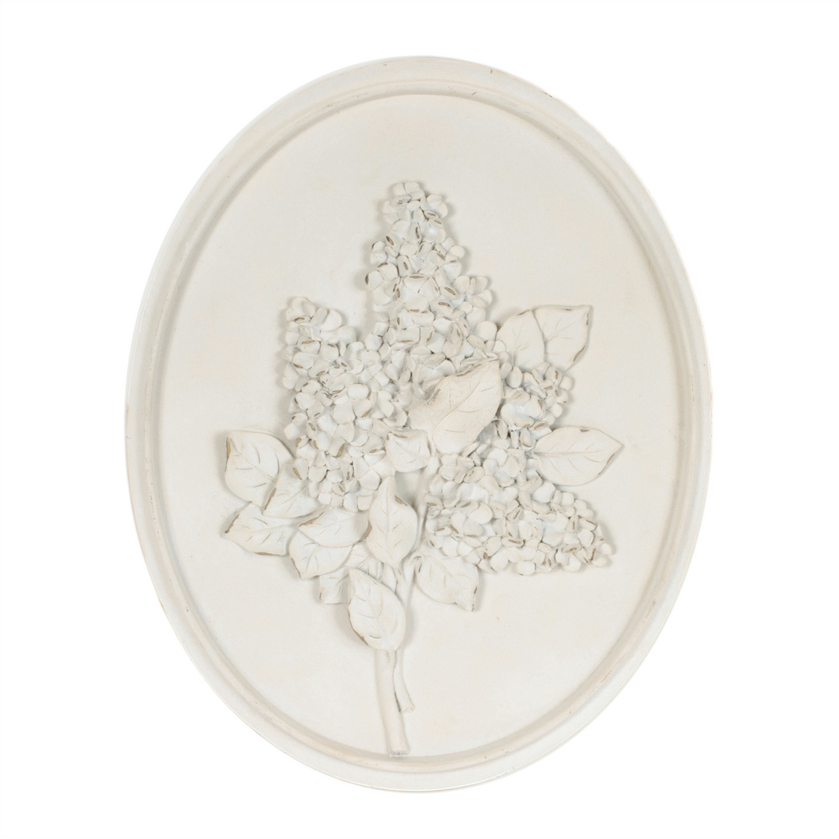 Floral Plaque (Set of 3) 10”H Resin -Ship Only