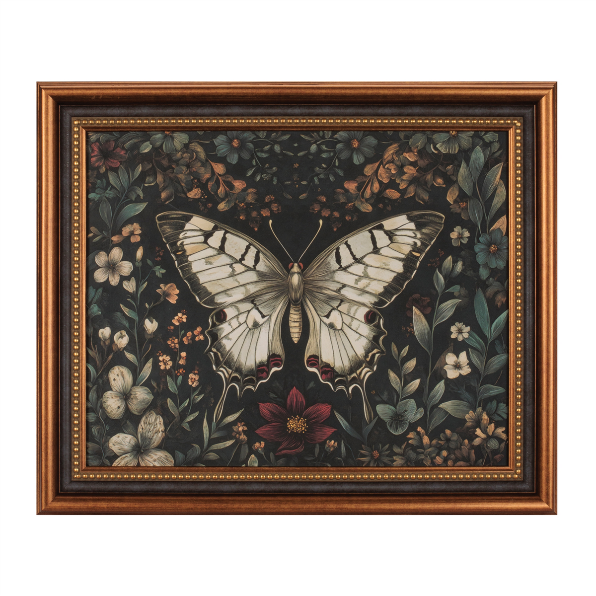 Framed Butterfly Print (Set of 2) 24"L x 20"H Canvas -Ship Only