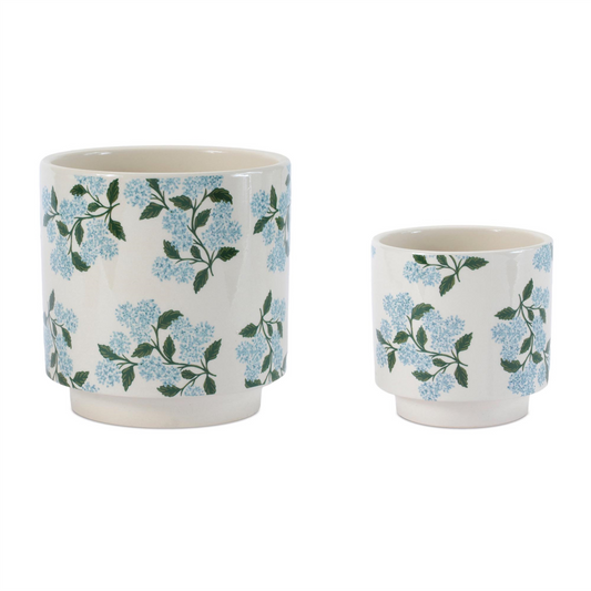 Container (Set of 2) 4"D x 4"H, 5"D x 5.5"H Dolomite -Ship Only