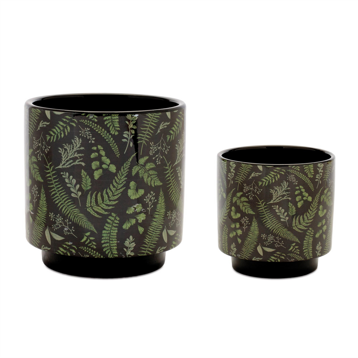 Container (Set of 2) 4"D x 4"H, 5"D x 5.5"H Dolomite -Ship Only