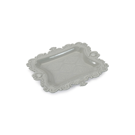 Tray (Set of 3) 7" x 8", 9"SQ, 10.5" x 12" Iron -Ship Only