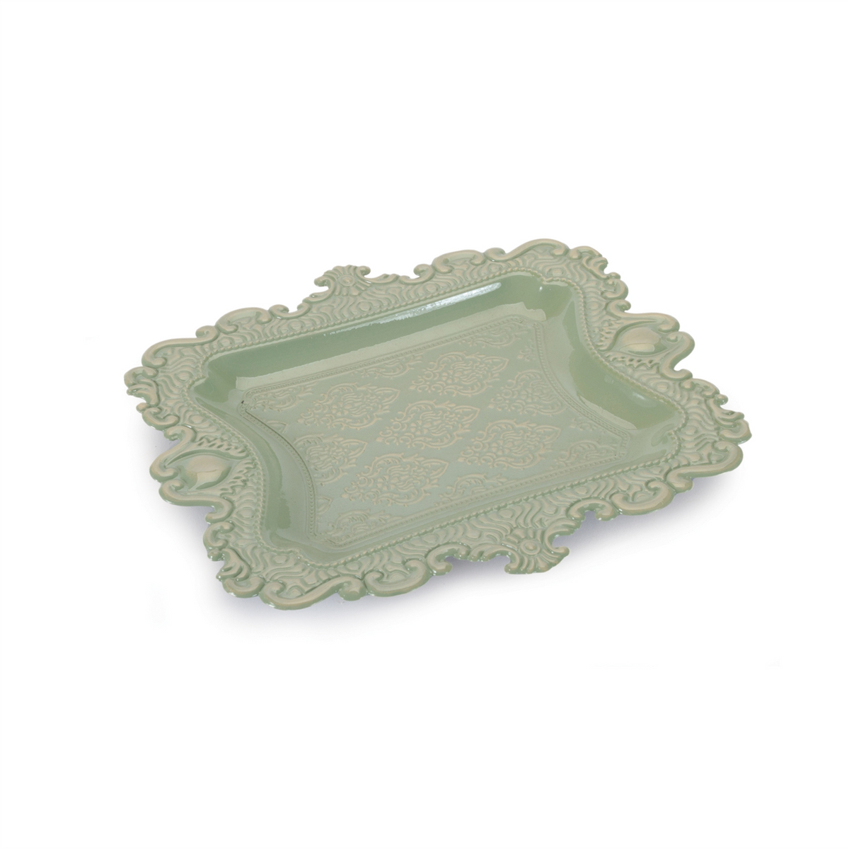 Tray (Set of 3) 7" x 8", 9"SQ, 10.5" x 12" Iron -Ship Only